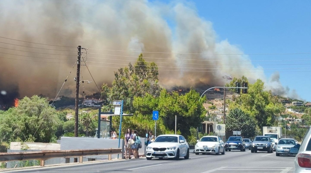 Φωτιά στο Κορωπί