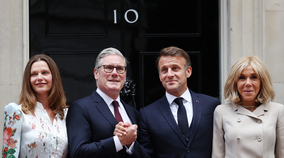 Κιρ Στάρμερ και Εμανουέλ Μακρόν 