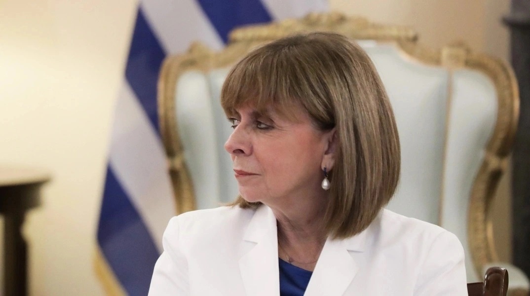 Η πρώην Πρόεδρος της Δημοκρατίας, Κατερίνα Σακελλαροπούλου © ΑΠΕ-ΜΠΕ/ΘΟΔΩΡΗΣ ΜΑΝΩΛΟΠΟΥΛΟΣ