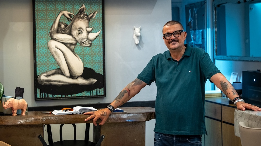 Ο Αρχέλαος Λαζαρίδης στον Ρινόκερο