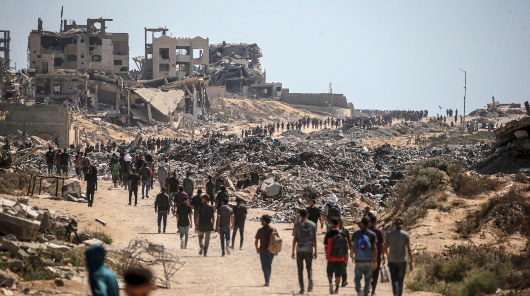 γαζα, συντριμμια, κατοικοι