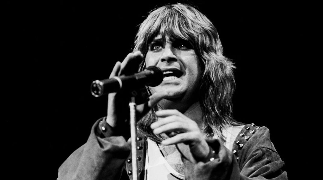 British musician Ozzy Osbourne performs at the Alpine Valley Music Theater, East Troy, Wisconsin, May 29, 1982. (Photo by Paul Natkin/Getty Images)