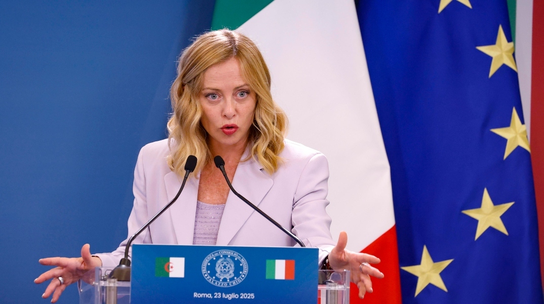 Η πρωθυπουργός της Ιταλίας, Τζόρτζια Μελόνι 