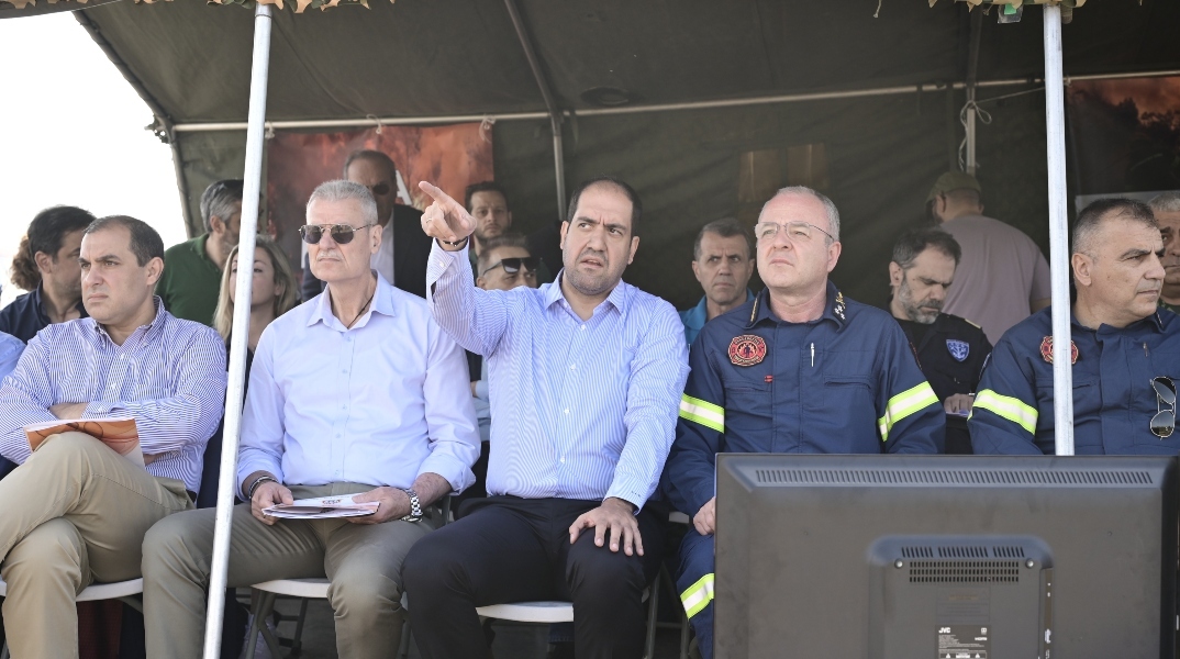 Ο υπουργός Κλιματικής Κρίσης και Πολιτικής Προστασίας, Γιάννης Κεφαλογιάννης