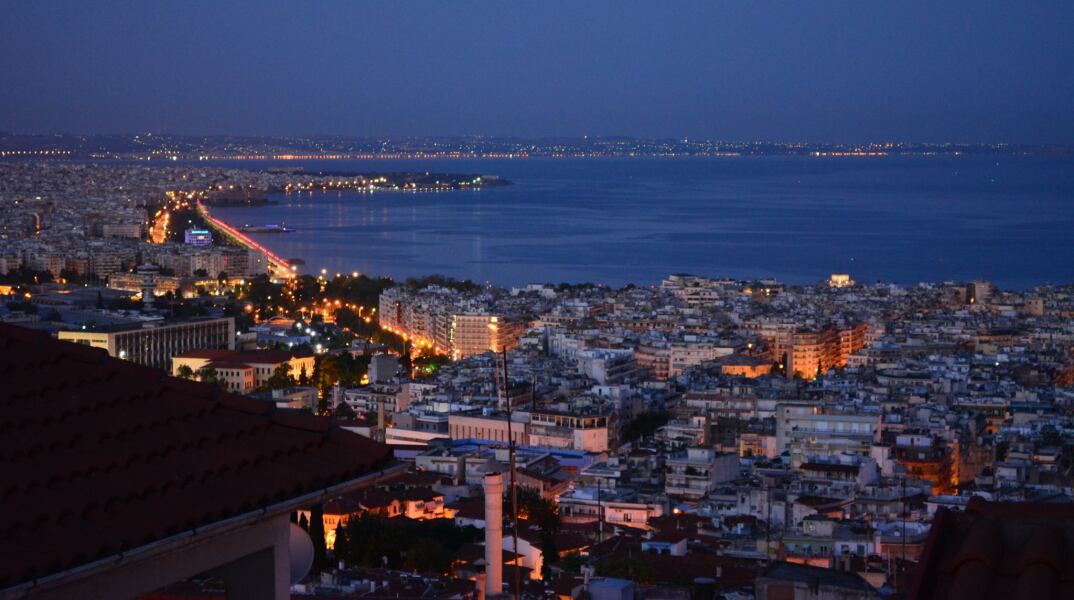 Η θέα από το Βυζάντιο Sky Bar