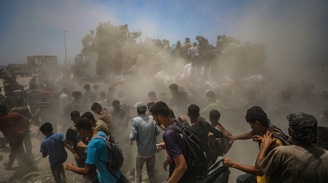 γαζα, συντριμμια, κατοικοι