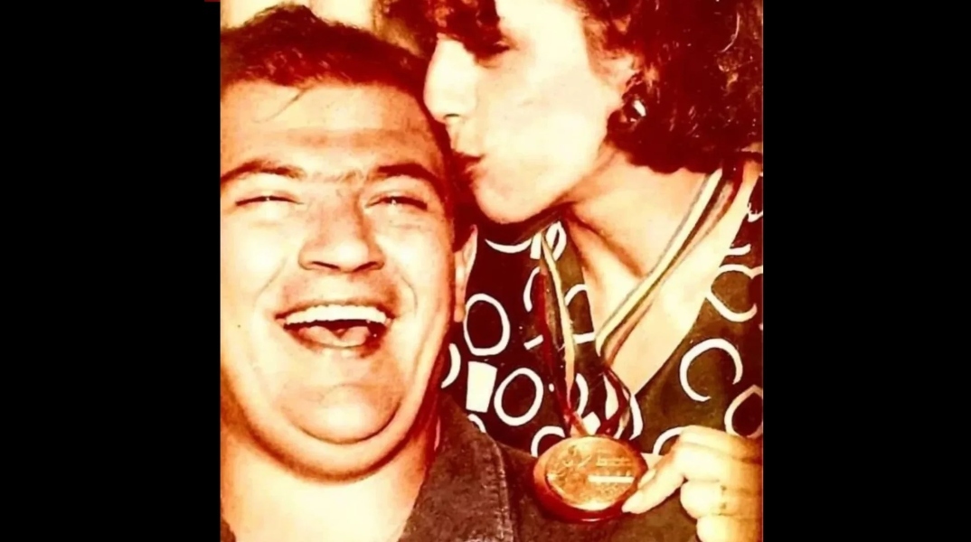 Η Βούλα Πατουλίδου με τον Δημήτρη Ζαρζαβατσίδη