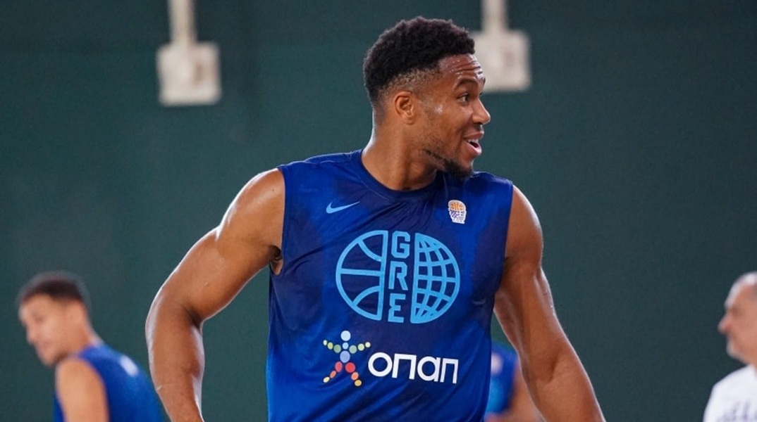 Γιάννης Αντετοκούνμπο: Τα πρώτα πλάνα από την προπόνηση με την Εθνική Ελλάδας (vid)