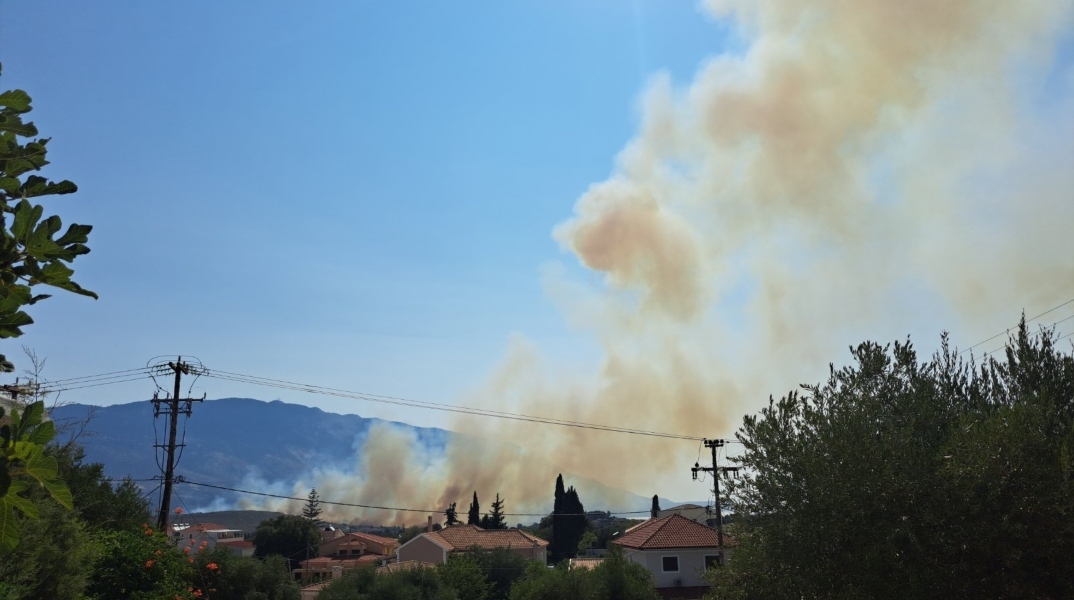 φωτιά στη Κεφαλονιά