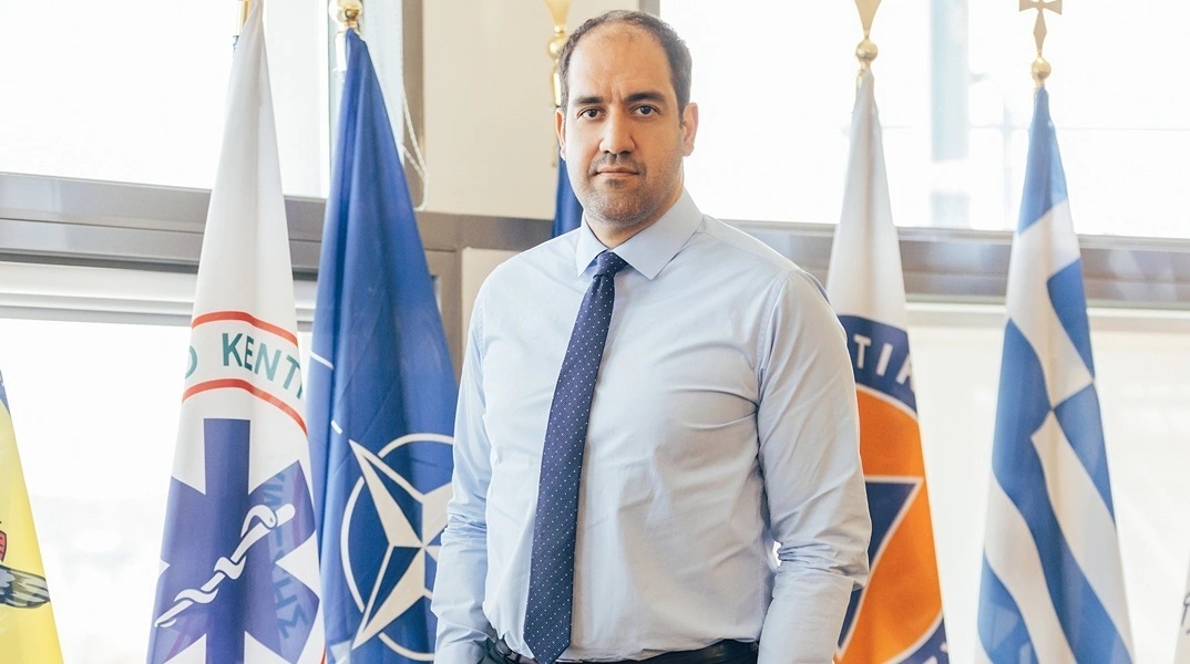 Ο υπουργός Κλιματικής Κρίσης και Πολιτικής Προστασίας, Γιάννης Κεφαλογιάννης