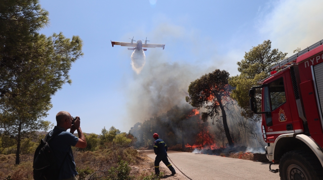 φωτιά, πυροσβεστες, δασος