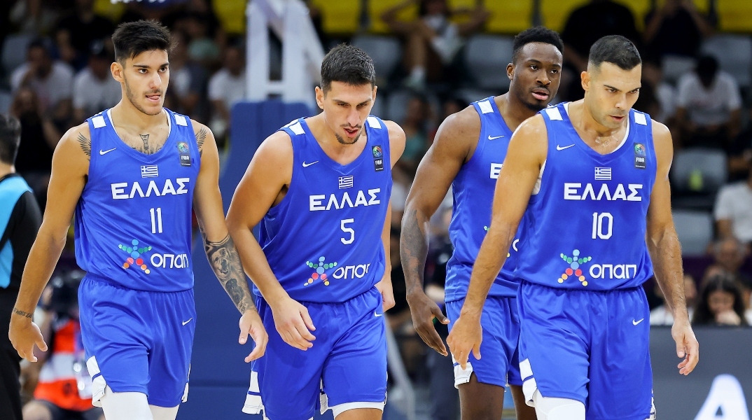 Παναγιώτης Καλαϊτζάκης, Θανάσης Αντετοκούνμπο, Κώστας Σλούκας και Γιαννούλης Λαρεντζάκης