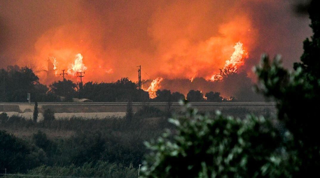 ΠΥΡΚΑΓΙΑ ΣΤΗΝ ΑΧΑΪΑ. ΑΧΑΓΙΑ (EUROKINISSI)