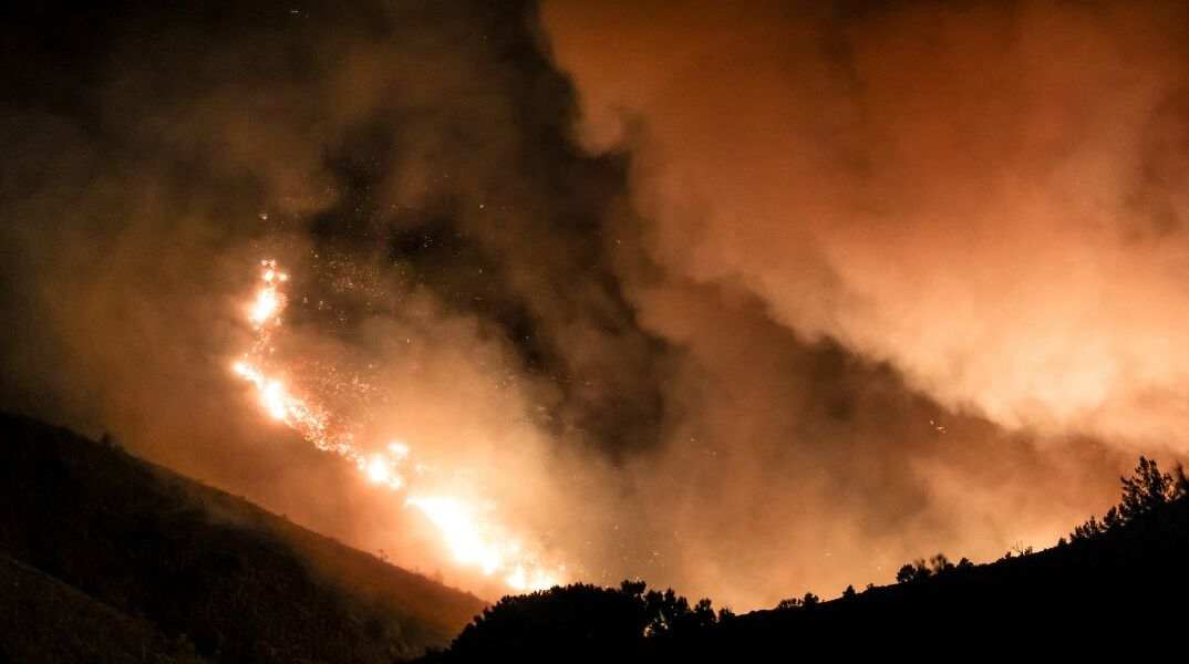 ΥΡΚΑΓΙΑ ΣΕ ΔΑΣΙΚΗ ΕΚΤΑΣΗ ΣΤΗ ΧΙΟ (ΚΩΣΤΑΣ ΑΝΑΓΝΩΣΤΟΥ/EUROKINISSI)
