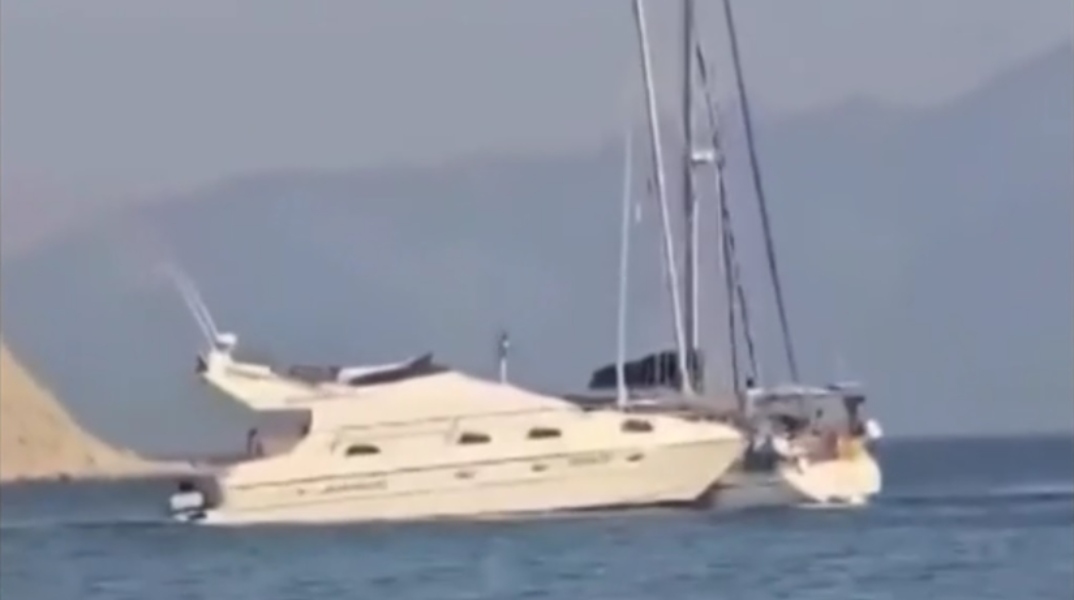 Κέρκυρα: Γιοτ παρέσυρε δύο ιστιοφόρα