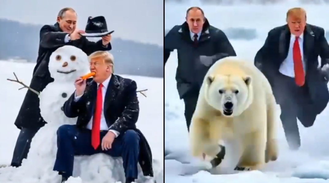 Ο Τραμπ με τον Πούτιν