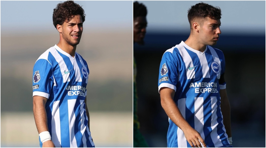 Κωστούλας και Τζίμας πήραν χρόνο συμμετοχής με την Κ21 της Μπράιτον