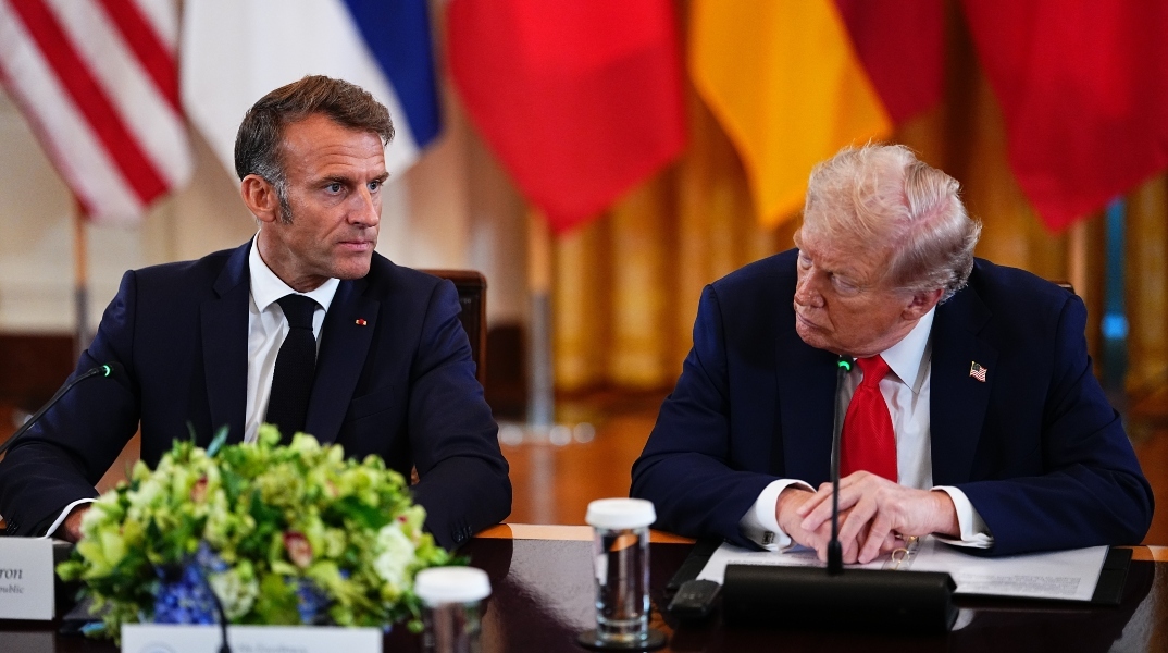 Μακρόν και Τραπμ στον Λευκό Ολικο