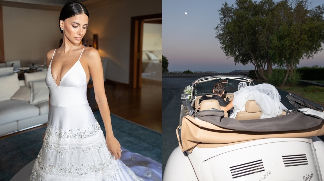 Αλεξάνδρα Νίκα: Οι πρώτες φωτογραφίες από τον γάμο της με τον Κωνσταντίνο Αργυρό