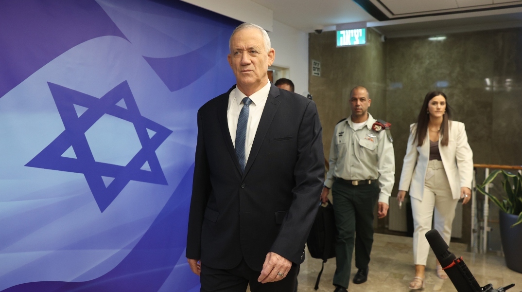 ο Μπένι Γκαντς, ο επικεφαλής της κεντροδεξιάς Εθνικής Ένωσης