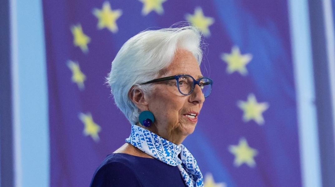 Η πρόεδρος της Ευρωπαϊκής Κεντρικής Τράπεζας, Κριστίν Λαγκάρντ