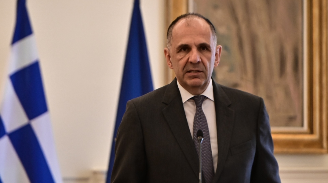 Ο υπουργός Εξωτερικών Γιώργος Γεραπετρίτης 