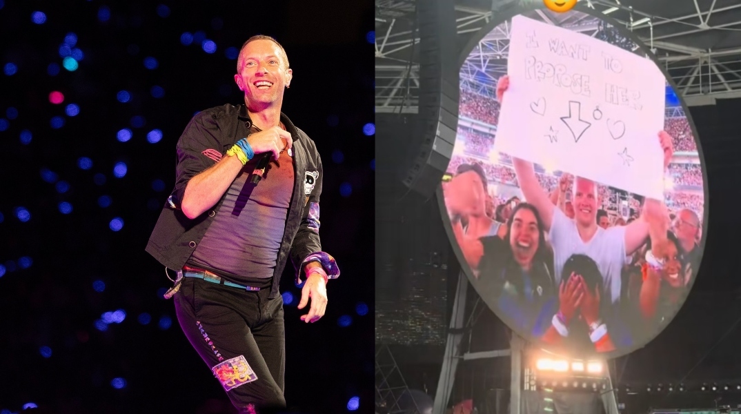 Ο Κρις Μάρτιν των Coldplay: «Είναι σίγουρα σύντροφός σου;»