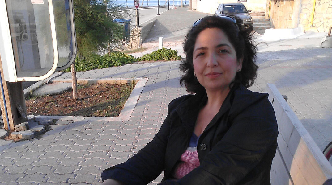 Η Άρτεμις Καψύλη τον Ιούλιο του 2016, λίγες μέρες πριν τη φονική πυρκαγιά στη Σιδηρούντα, Χίου