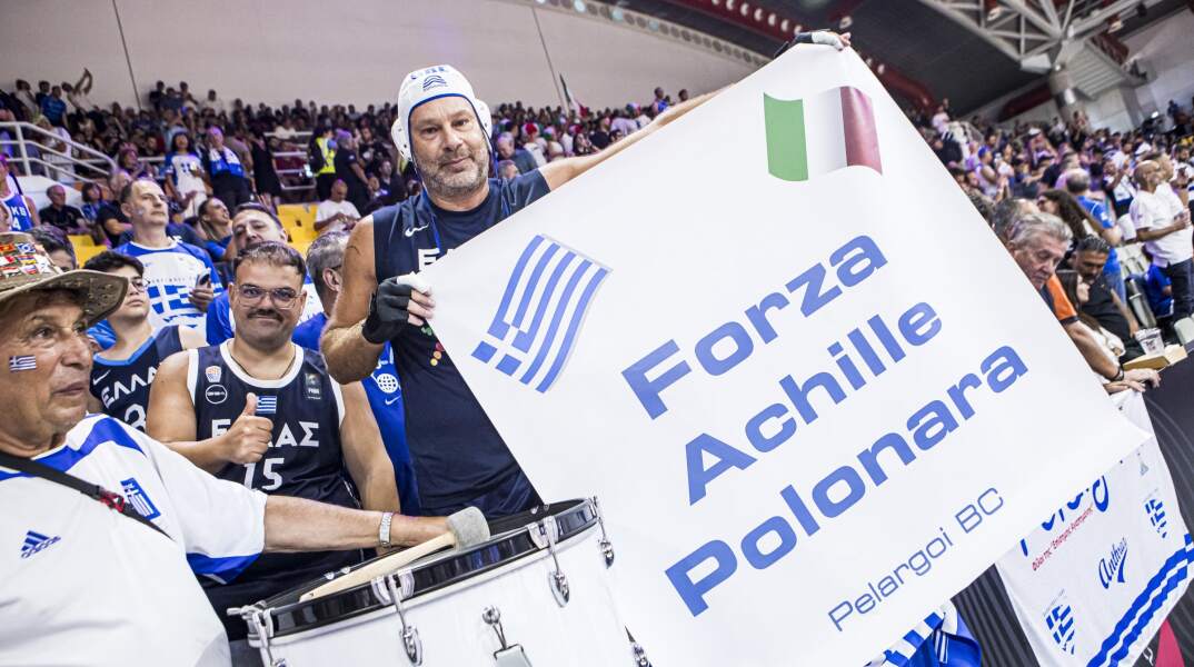 Eurobasket 2025: Ο Ακίλε Πολονάρα ευχαρίστησε τους Έλληνες φιλάθλους με μήνυμα στα ελληνικά