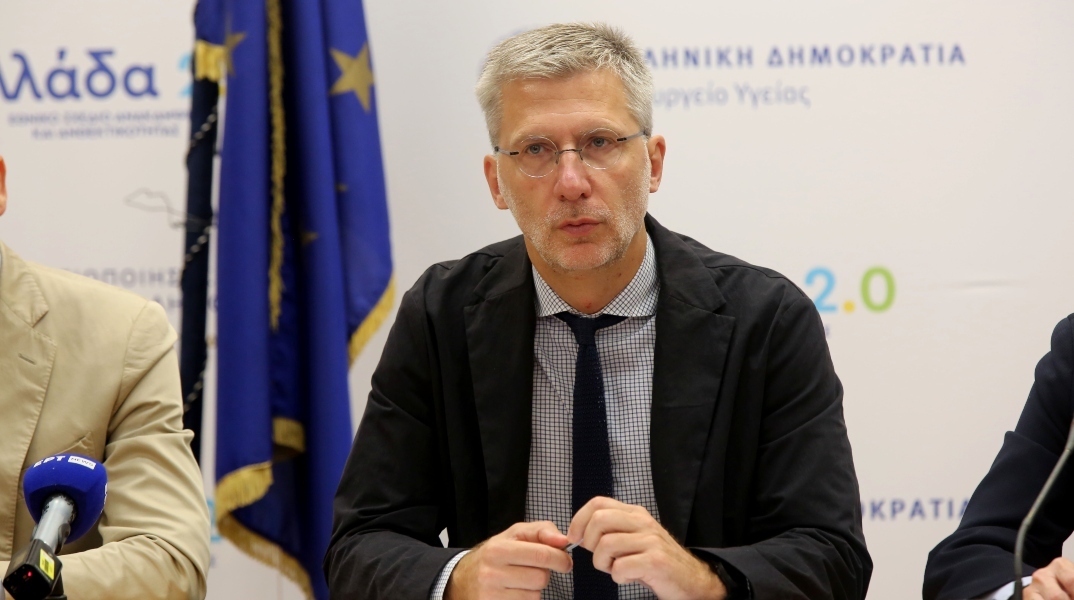 Ο υπουργός Επικρατείας, Άκης Σκέρτσος