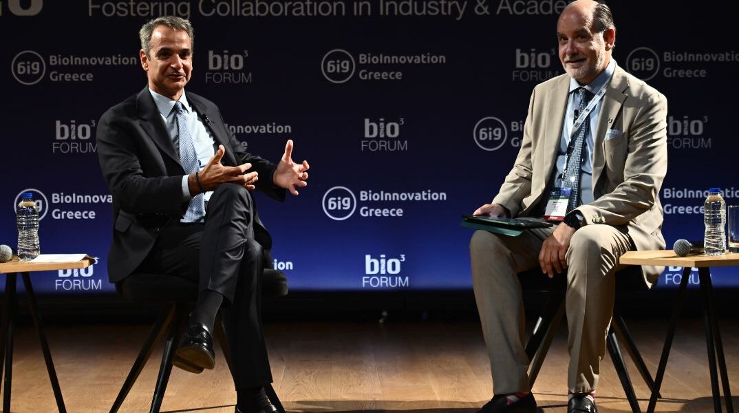 ΟΜΙΛΙΑ ΤΟΥ ΠΡΩΘΥΠΟΥΡΓΟΥ ΚΥΡΙΑΚΟΥ ΜΗΤΣΟΤΑΚΗ ΣΤΗΝ ΕΚΔΗΛΩΣΗ ΤΟΥ ΦΟΡΟΥΜ BIO3 - 2025 (ΚΩΣΤΑΣ ΤΖΟΥΜΑΣ/EUROKINISSI)