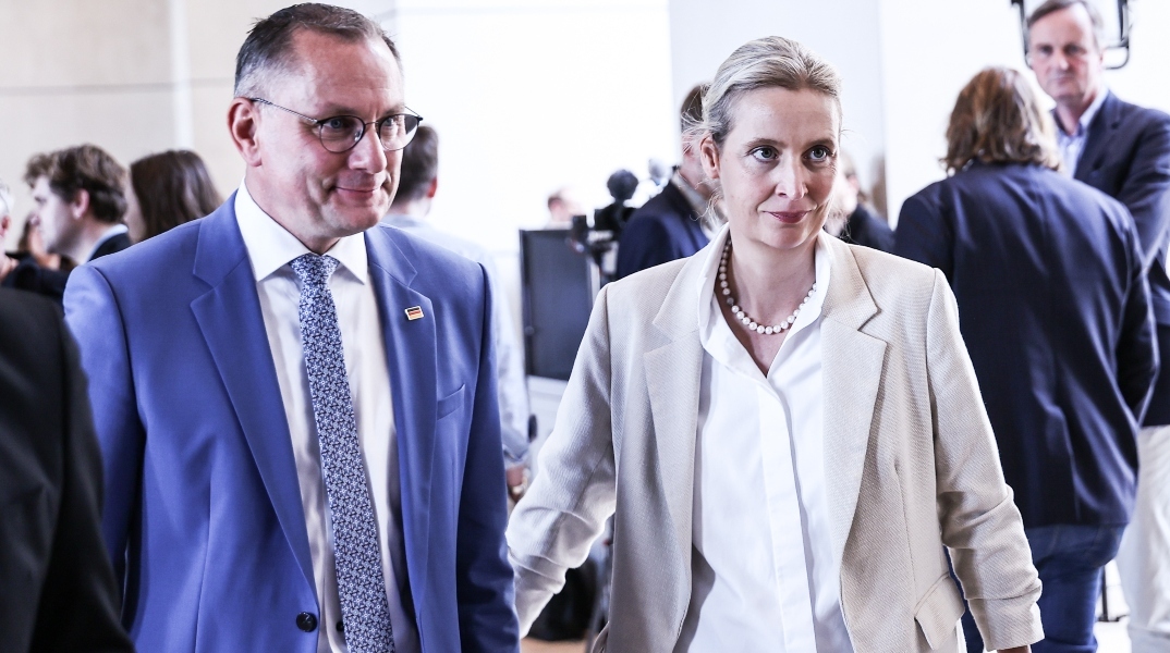 Οι ηγέτες της Afd, Τίνο Κρουπάλα και Άλις Βάιντελ