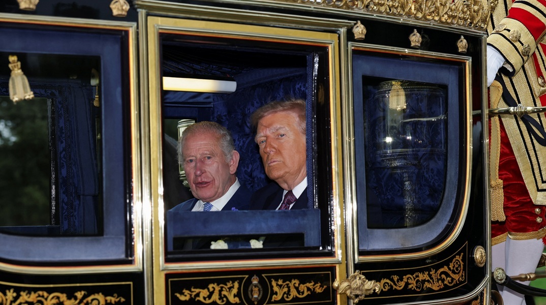 Στο κάστρο Γουίνδσορ ο Τραμπ με την Μελάνια: Τους υποδέχτηκαν Κέιτ και Γουίλιαμ 