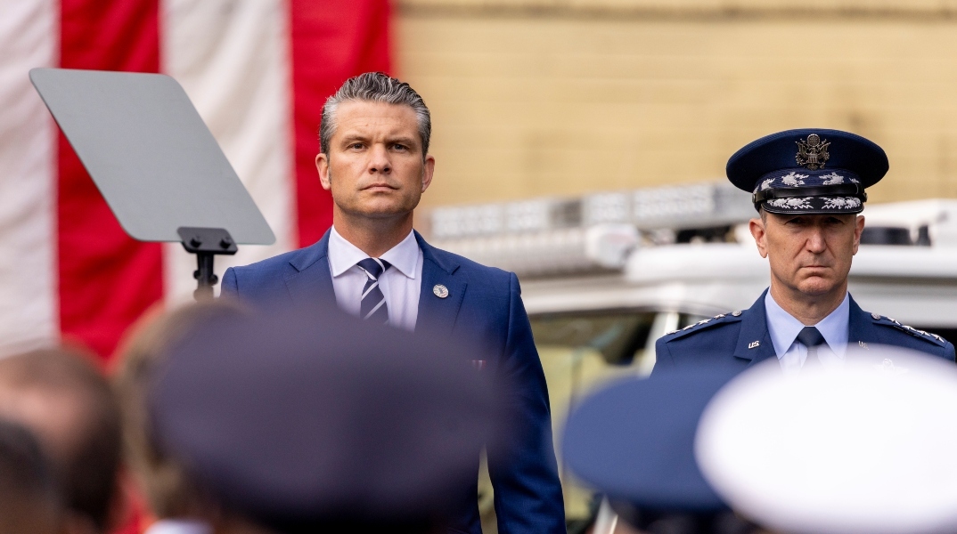 Ο υπουργός Άμυνας των ΗΠΑ, Πιτ Χέγκσεθ