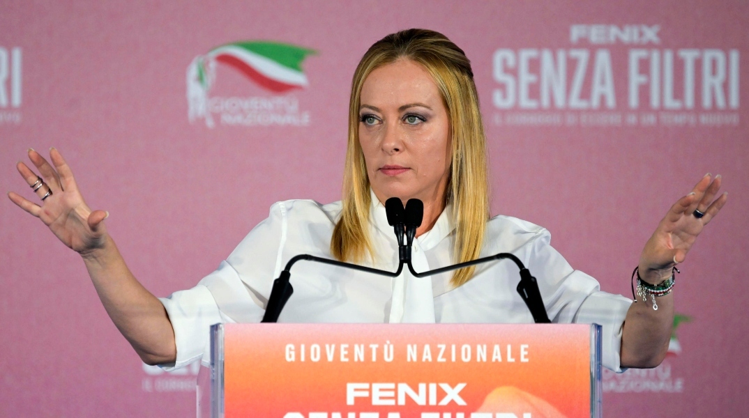 Η πρωθυπουργός της Ιταλίας, Τζόρτζια Μελόνι 