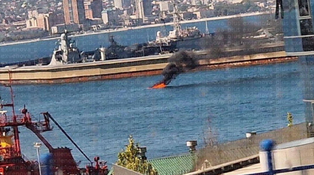 Ουκρανική επίθεση με drone στη ρωσική βάση του Νοβοροσίσκ