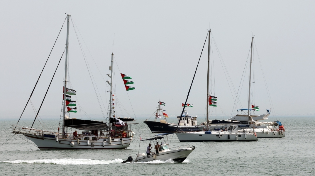 Ο στολίσκος Global Sumud Flotilla προς τη Γάζα