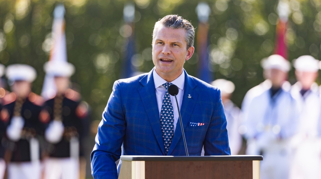 Ο υπουργός Άμυνας των ΗΠΑ, Πιτ Χέγκσεθ