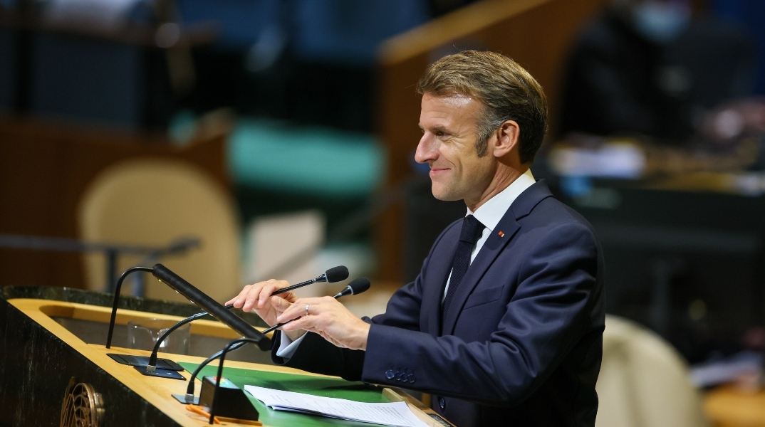 Ο πρόεδρος της Γαλλίας Εμανουέλ Μακρόν 