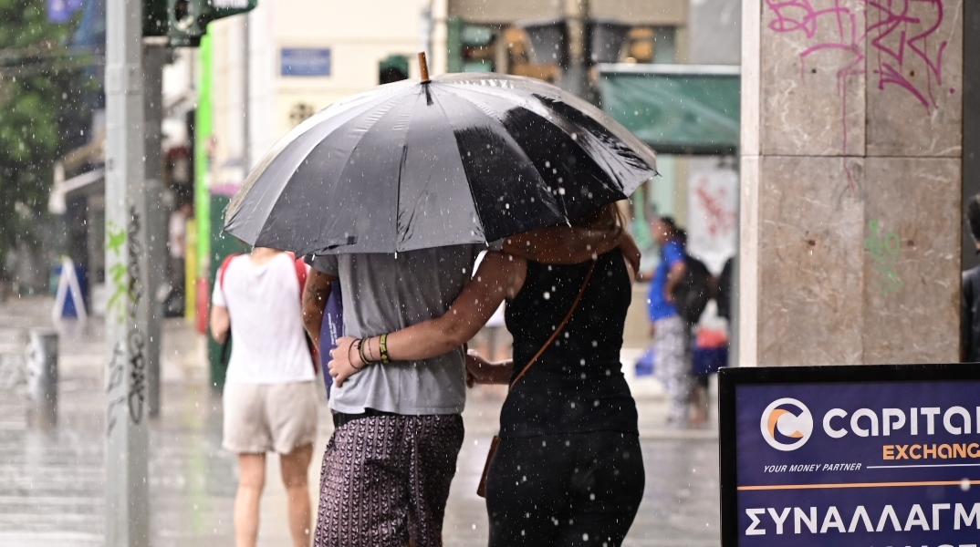 καιρος, βροχη, δρομος