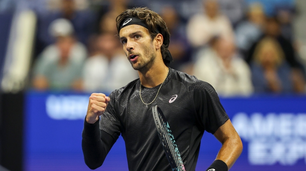 Ο Ιταλός τενίστας Λορέντζο Μουζέτι