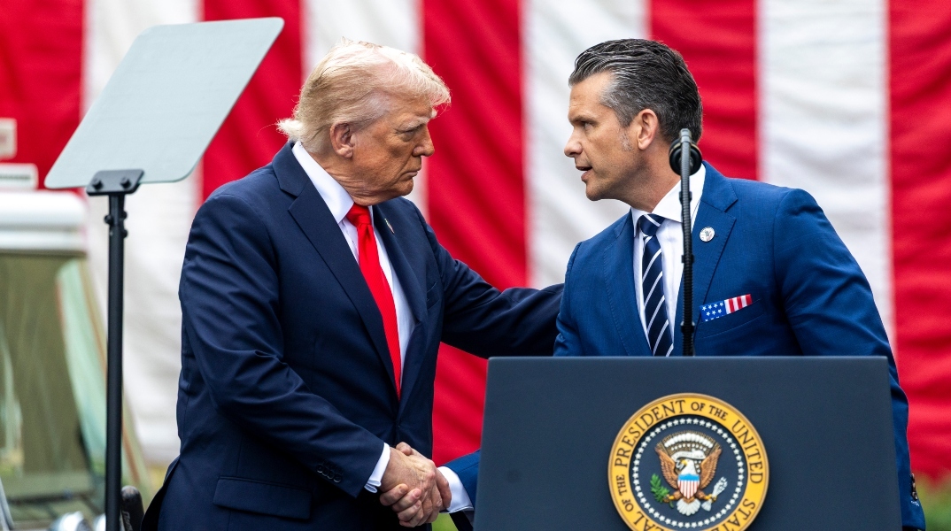 Ο υπουργός Άμυνας των ΗΠΑ, Πιτ Χέγκσεθ