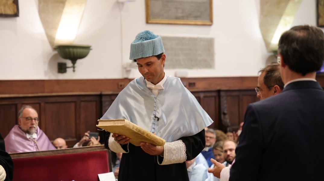 Ο Ράφα Ναδάλ ως επίτιμος διδάκτορας στο πανεπιστήμιο της Σαλαμάνκα