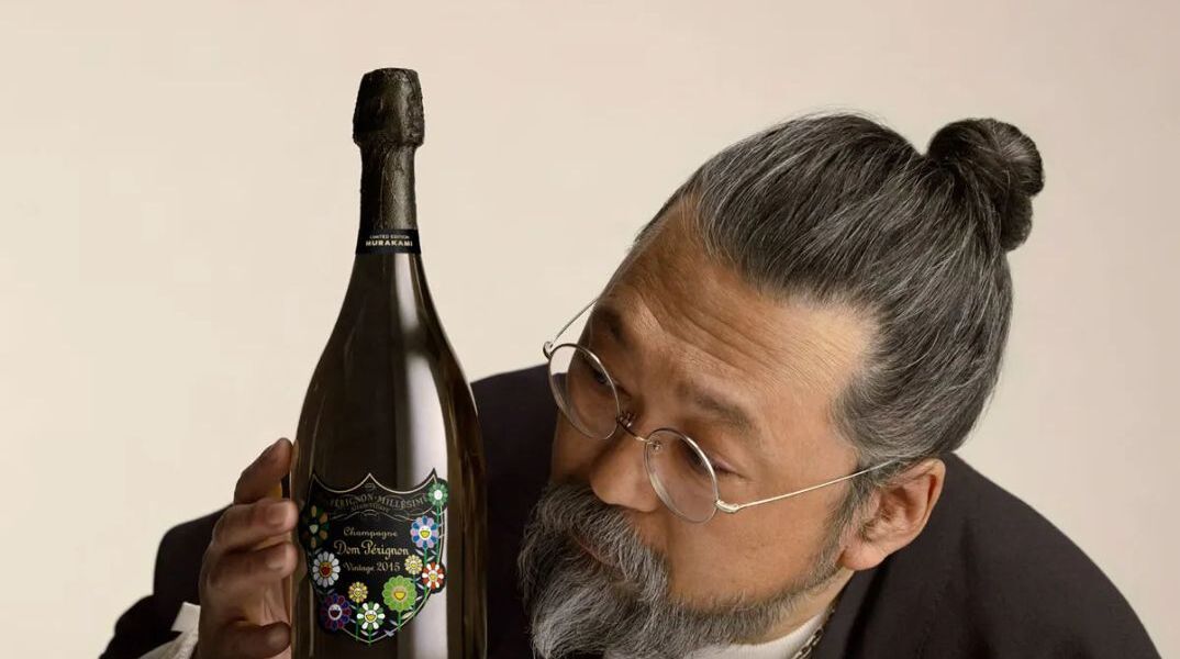 Ντομ Περινιόν και Τακάσι Μουρακάμι: Μια συνεργασία που ενώνει την τέχνη με τη σαμπάνια