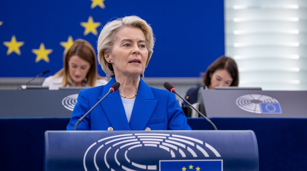 Η πρόεδρος της Κομισιόν, Ούρσουλα Φον ντερ Λάιεν