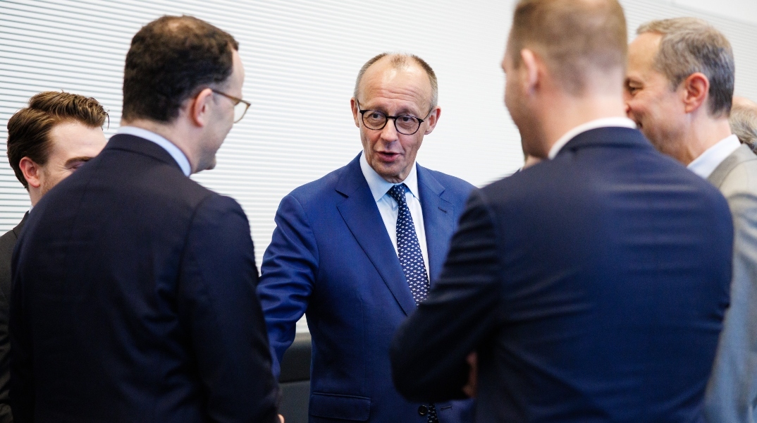 Ο καγκελάριος της Γερμανίας, Φρίντριχ Μερτς 