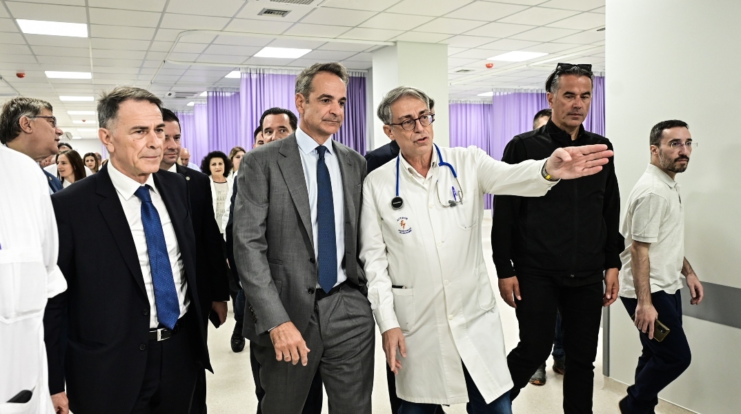 Επίσκεψη του Πρωθυπουργού Κυριάκου Μητσοτάκη στο Πανεπιστημιακό Γενικό Νοσοκομείο "ΑΤΤΙΚΟΝ"