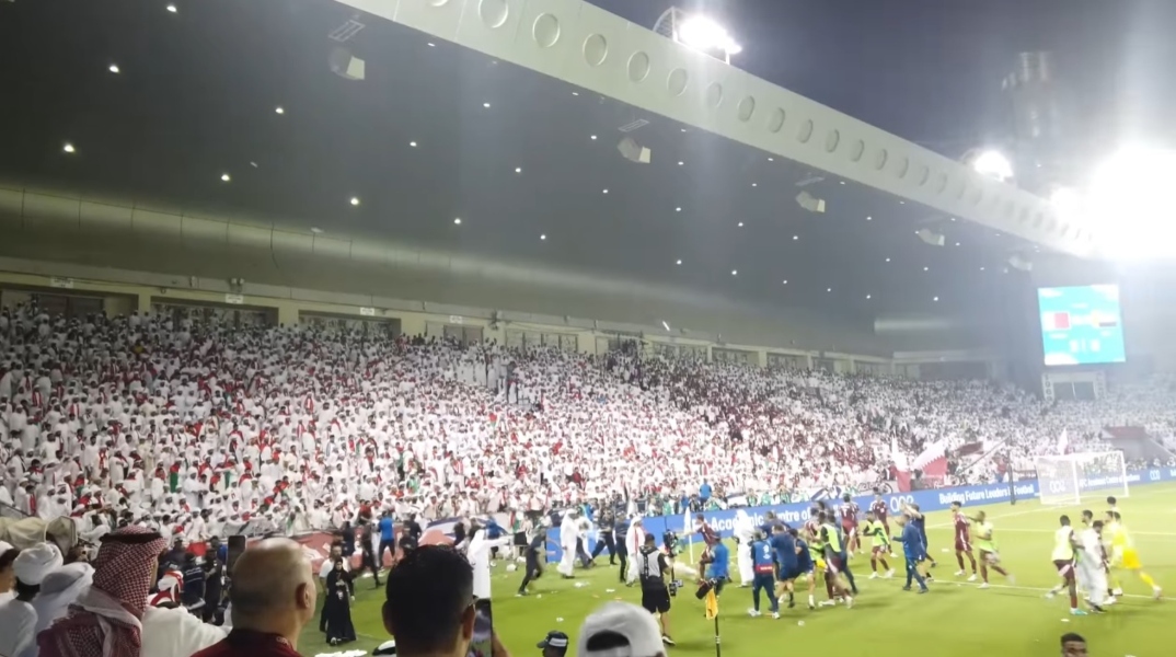 Συμπλοκές και επεισόδια στο ματς του Κατάρ με τα ΗΑΕ