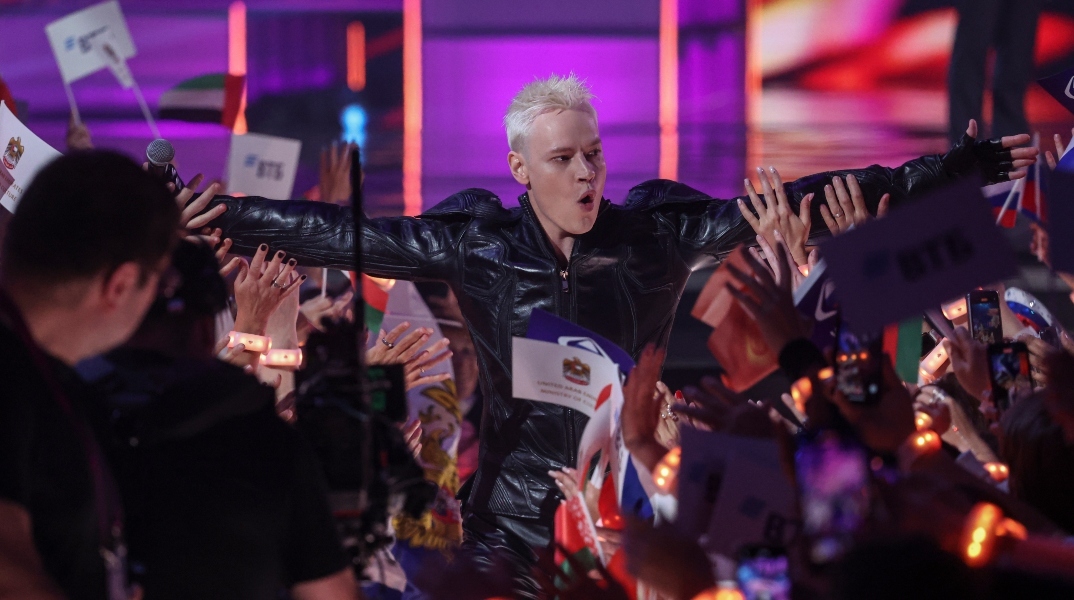 Ο Ρώσος Shaman στο μουσικό διαγωνισμό Intervision στη Μόσχα