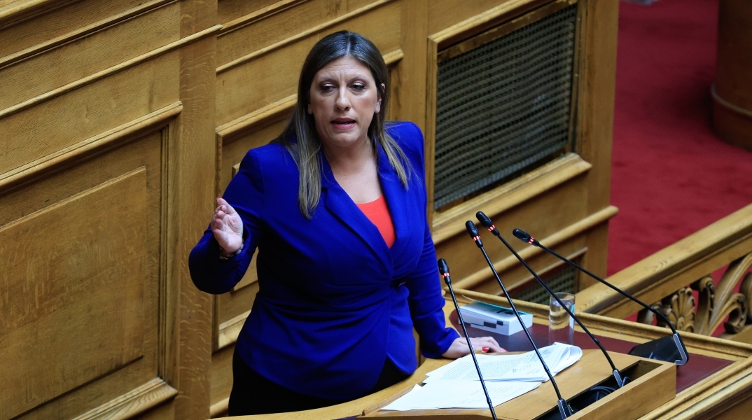 Η πρόεδρος της Πλεύσης Ελευθερίας, Ζωή Κωνσταντοπούλου 